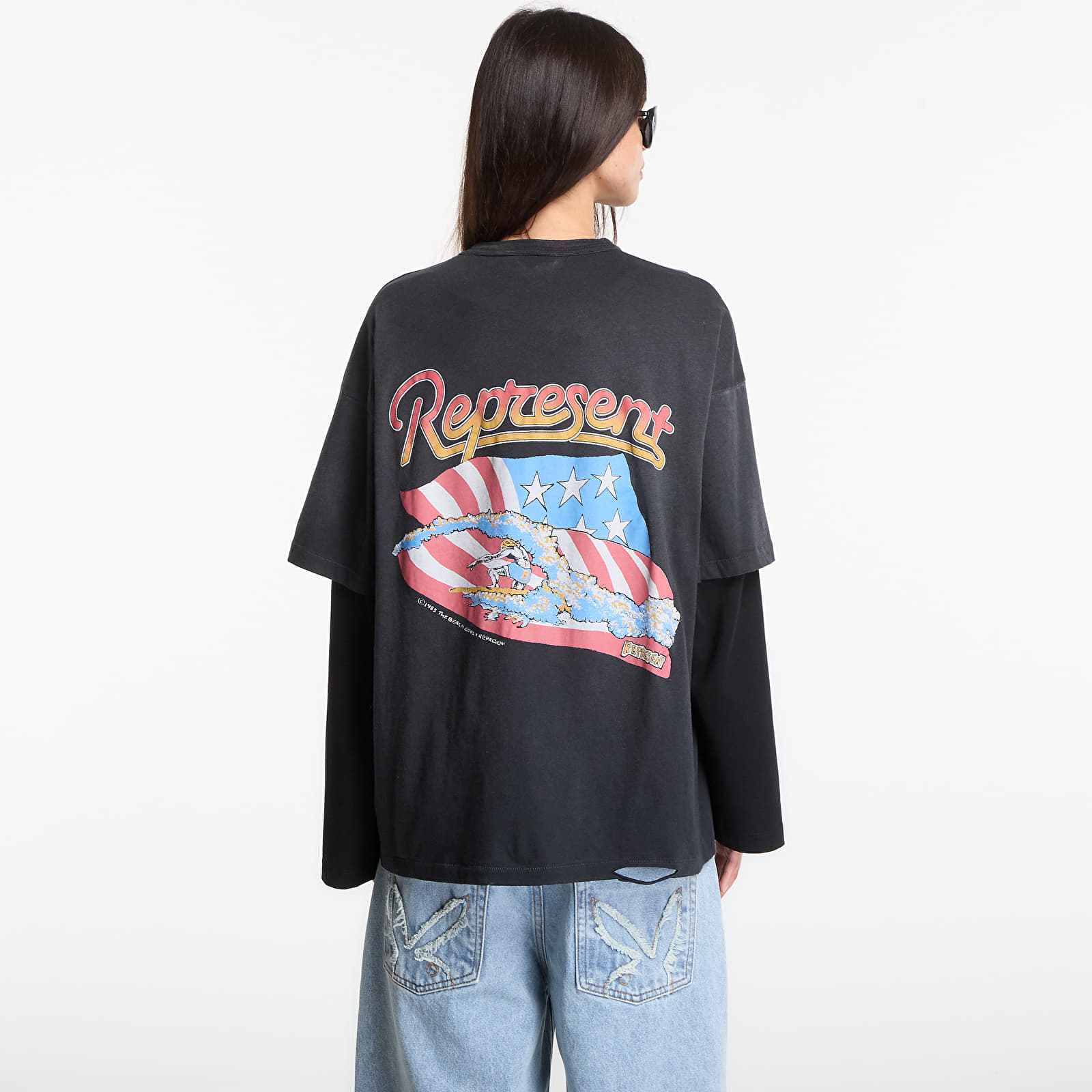 T-shirts Represent Beach Boys Americas Band T-Shirt UNISEX Stained Black
