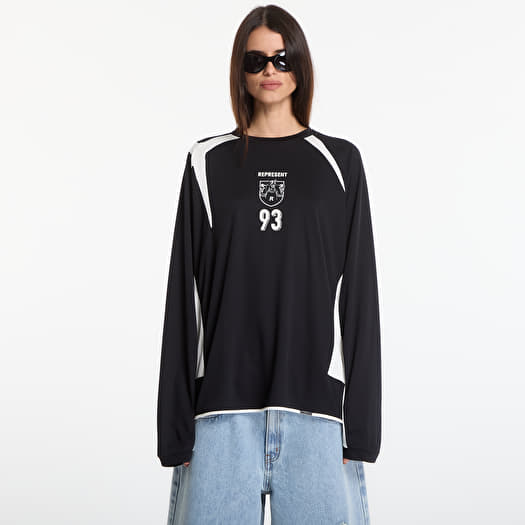 Jersey REPRESENT Star Football Long Sleeved UNISEX Jet Black