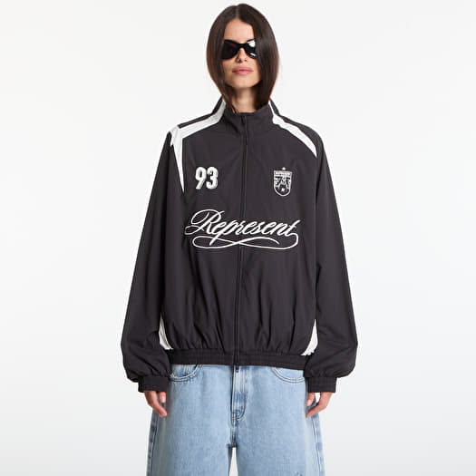 REPRESENT Woven Track Star Jacket UNISEX Jet Black