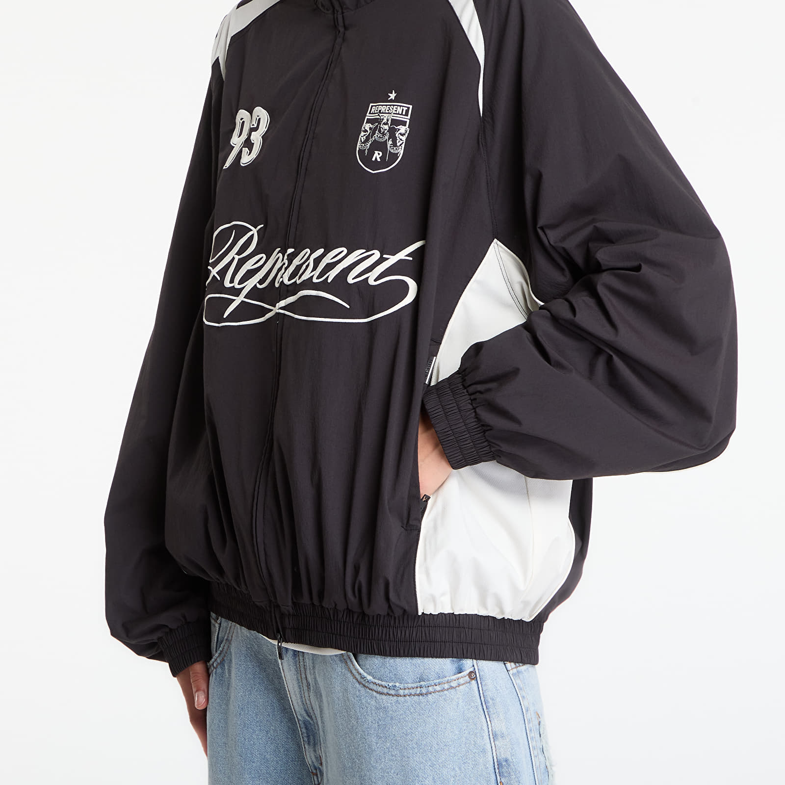Jackets REPRESENT Woven Track Star Jacket UNISEX Jet Black
