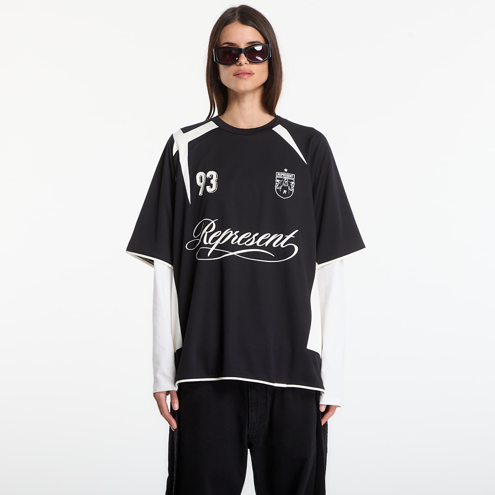 Jerseys REPRESENT Star Football Top UNISEX Jet Black