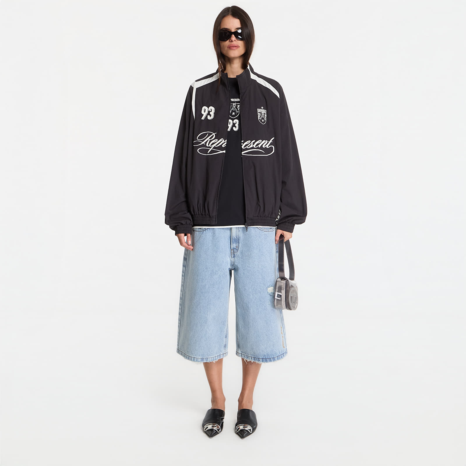 Jackets REPRESENT Woven Track Star Jacket UNISEX Jet Black