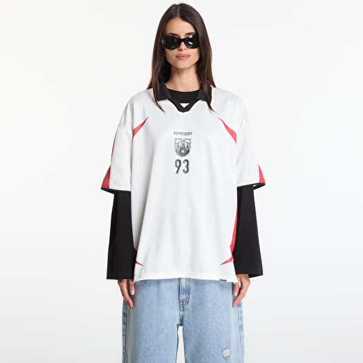 REPRESENT Spike Football Top UNISEX Flat White