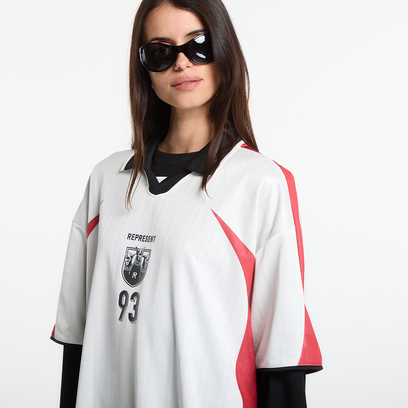 Jerseys REPRESENT Spike Football Top UNISEX Flat White