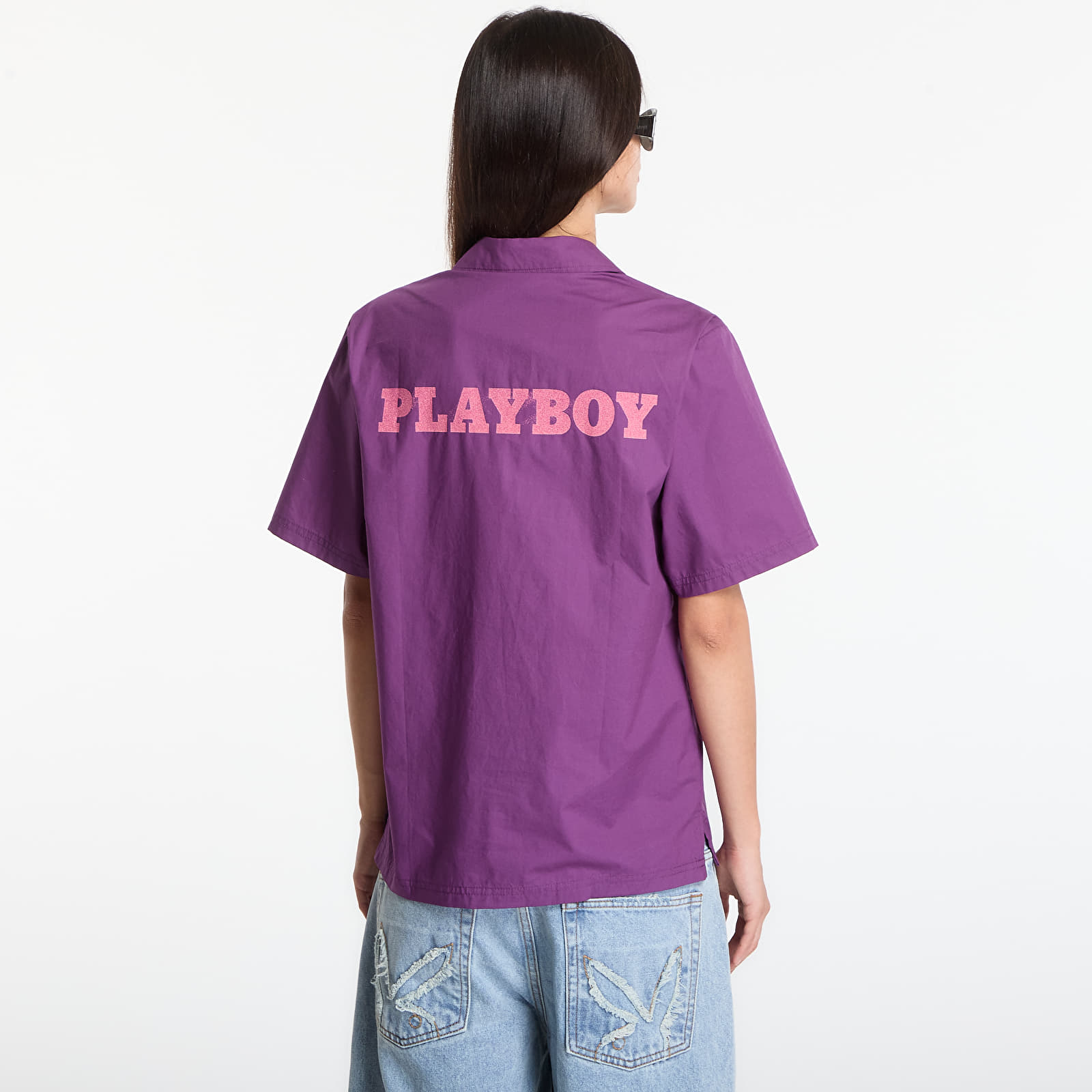 Men's shirts Playboy x FTSHP Camp Shirt Purple