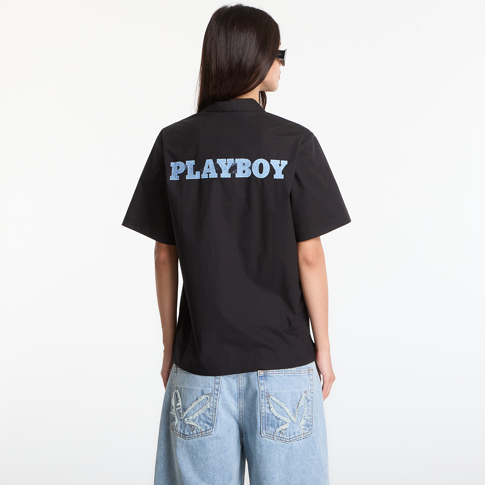 Overhemden voor heren Playboy x FTSHP Camp Shirt Black