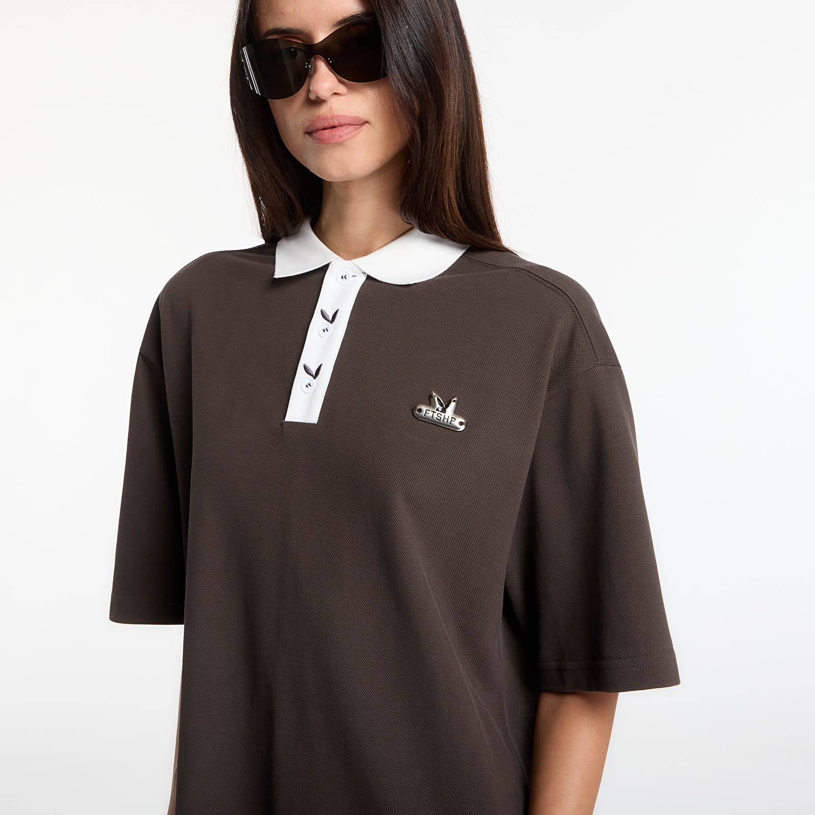 Men's T-shirts Playboy x FTSHP Short Sleeve Polo Dark Grey
