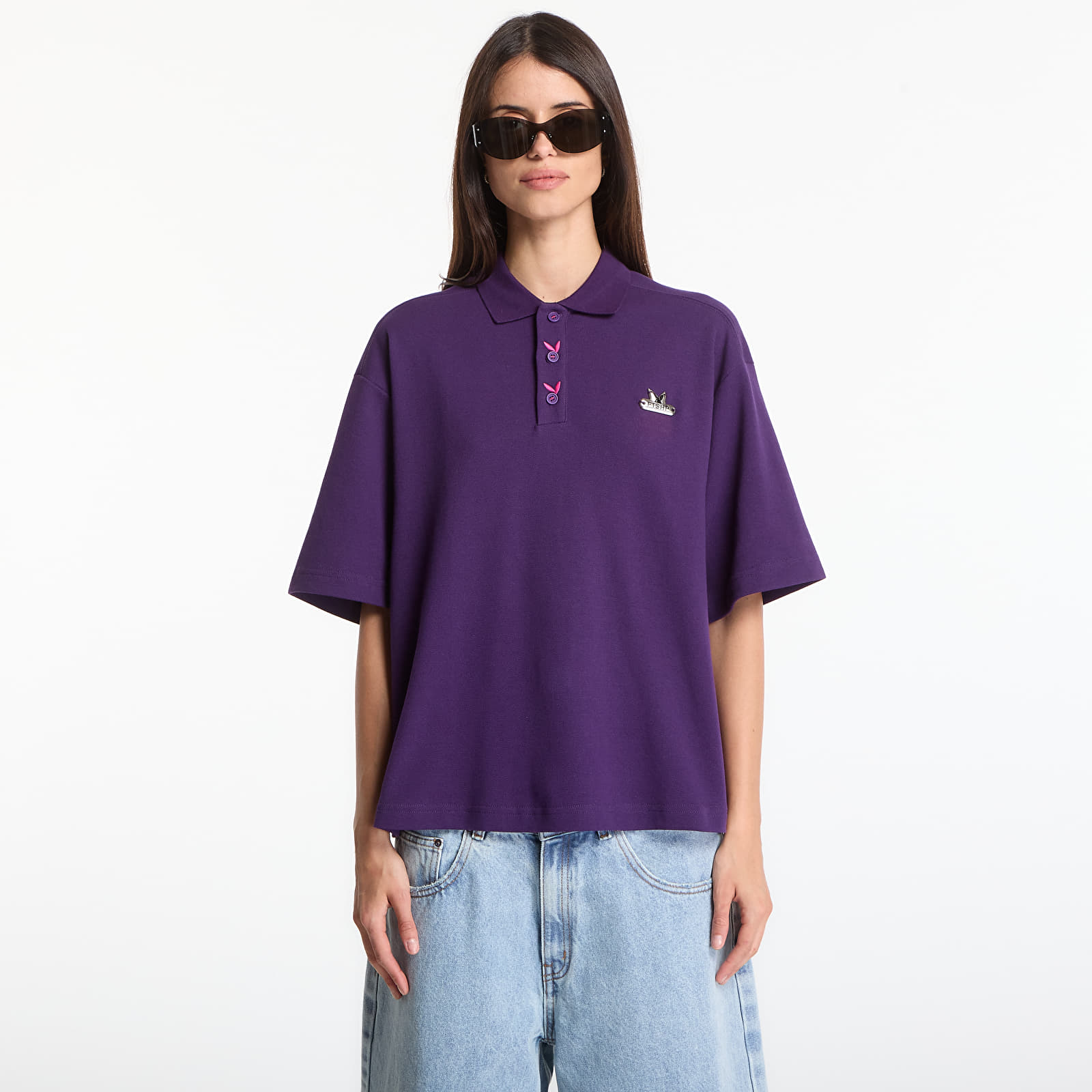 Men's T-shirts Playboy x FTSHP Short Sleeve Polo Purple