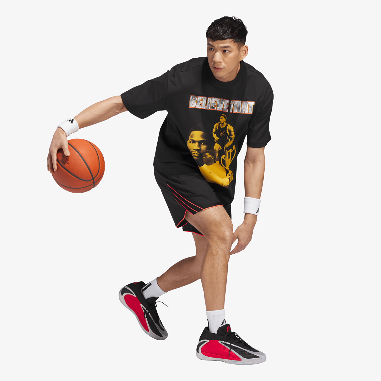 Kurzhosen adidas Anthony Edwards Crazy Lite Short Black/ Solar Turbo