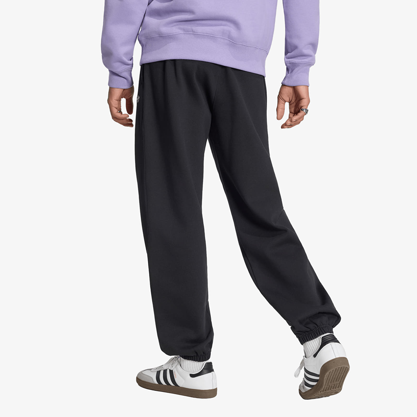 Jogginghosen adidas Trefoil Essentials Loose Fleece Pants Black