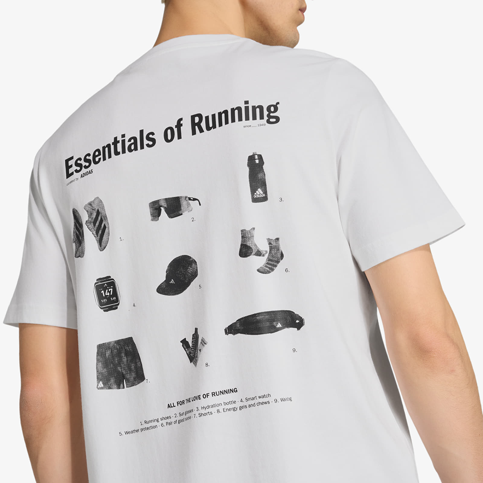 T-shirts adidas Run Essentials Graphic T-Shirt White