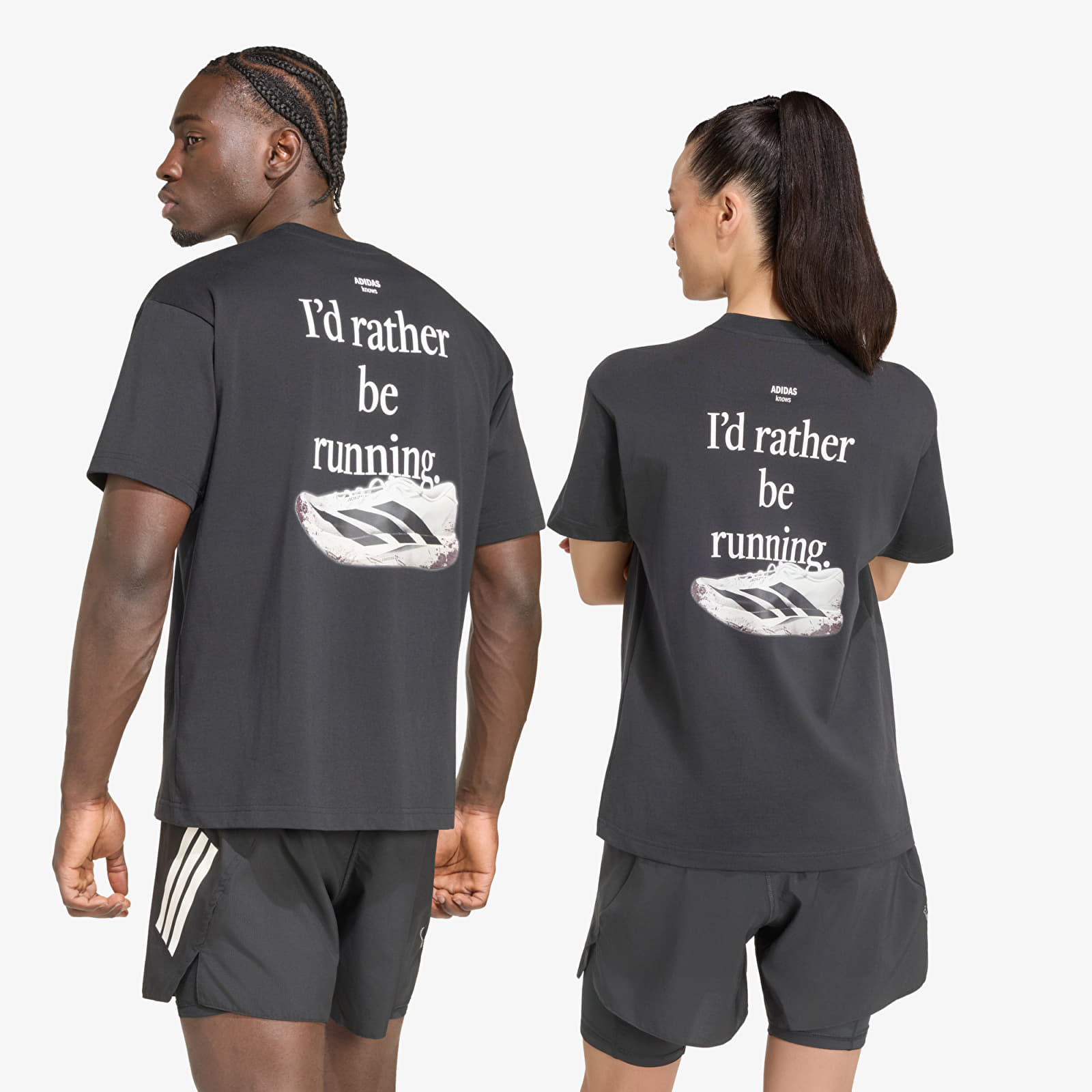 T-shirts adidas Running Category Graphic T-Shirt UNISEX Black