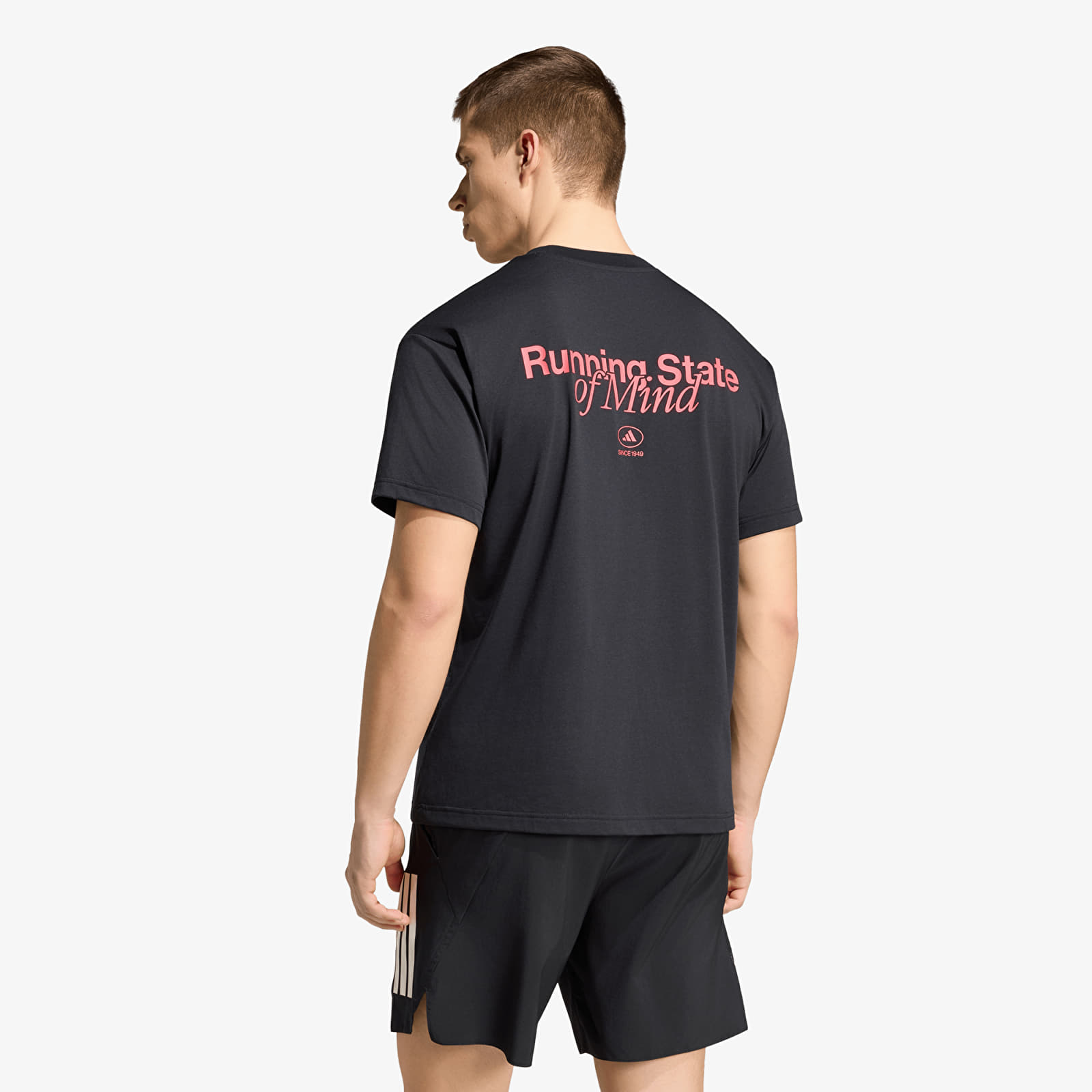 T-Shirts adidas Running State Of Mind Graphic T-Shirt Black/ Pure Turbo