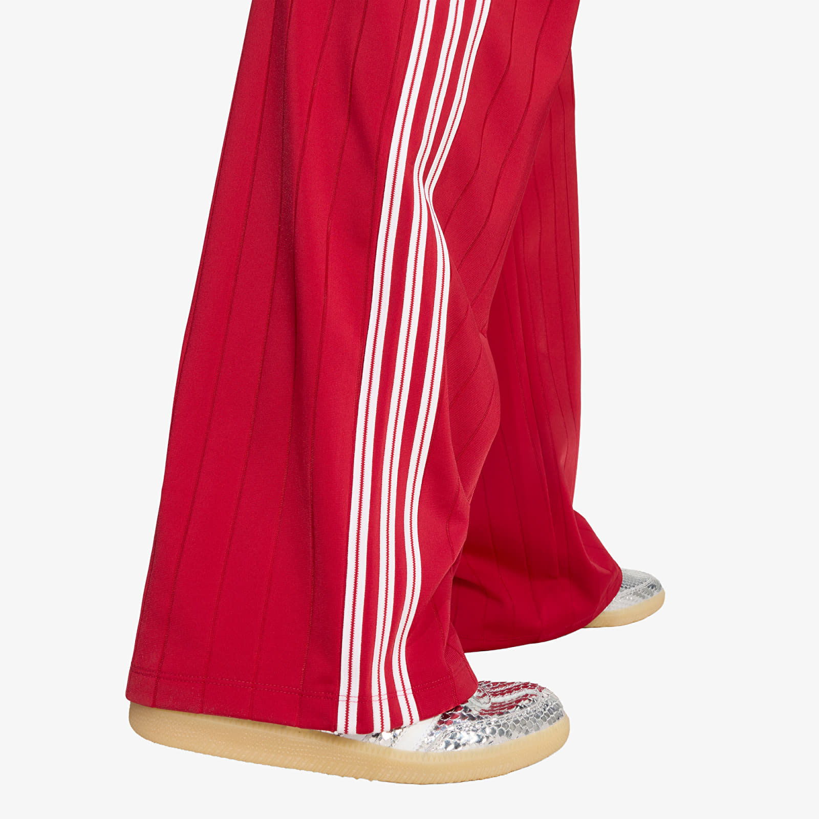 Kelnės adidas Pinstripe Firebird Loose Trackpant Team Victory Red/ White/ Team Victory Red