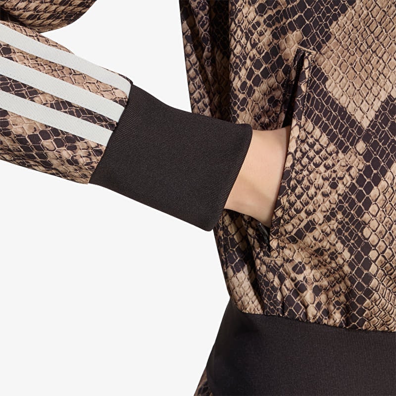 Jackets adidas Satin Snake Print Firebird Track Jacket Linen