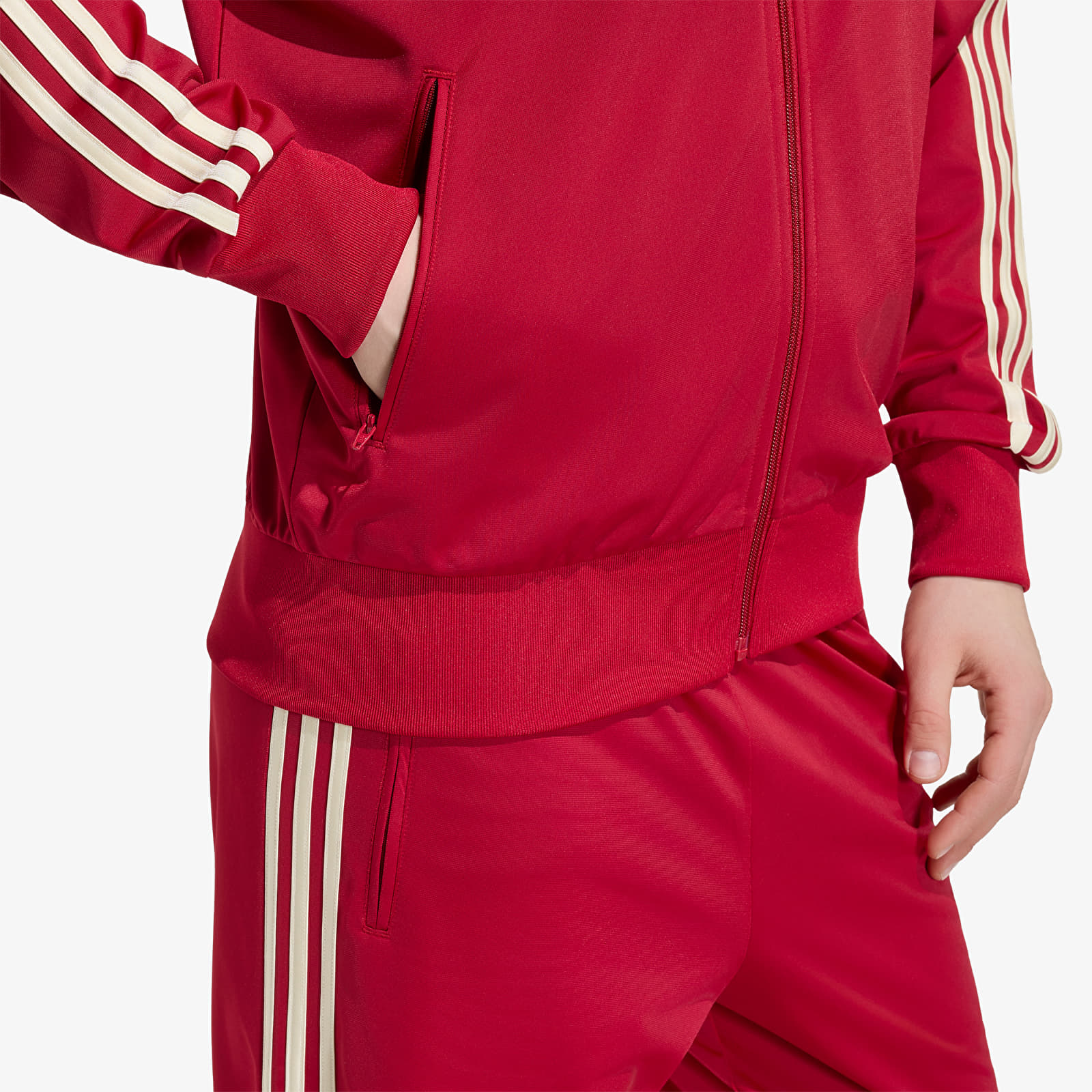 Куртки adidas Firebird Track Jacket Team Victory Red/ Warm Vanilla