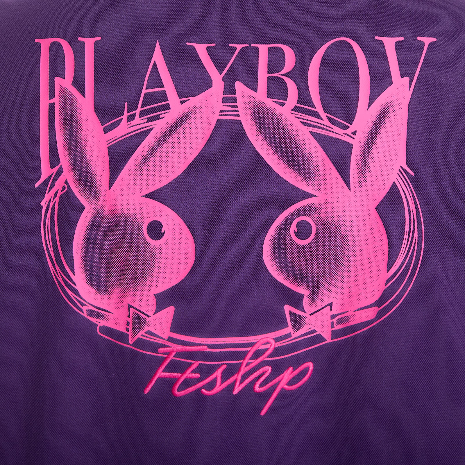 Men's T-shirts Playboy x FTSHP Short Sleeve Polo Purple