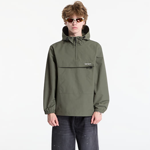 Jacke Carhartt WIP Windbreaker Pullover UNISEX Leaf/ White