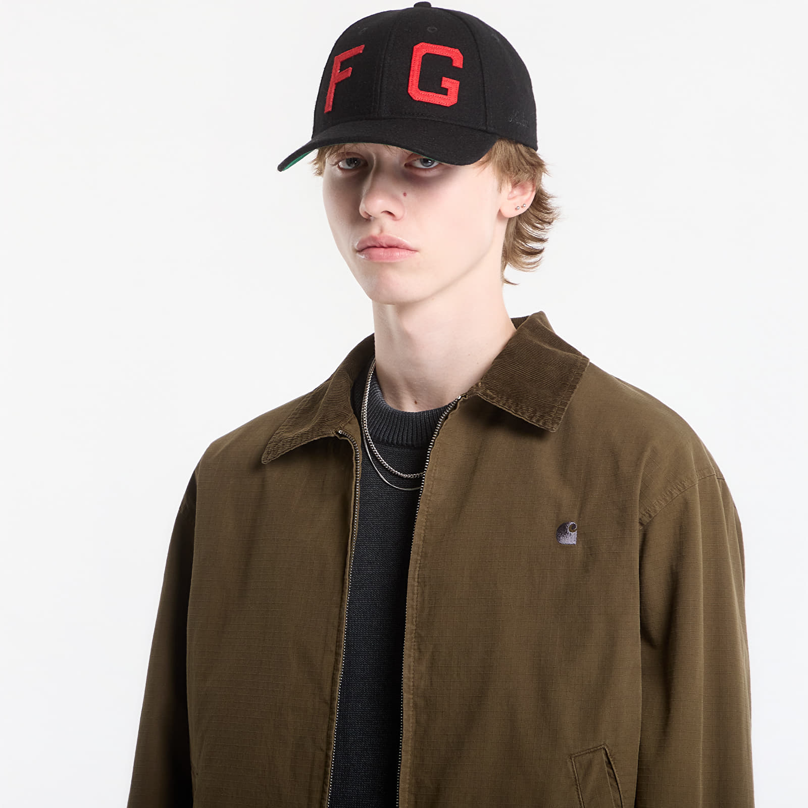 Jacken Carhartt WIP Madison Ripstop Jacket UNISEX Dark Beech/ Black Garment Dyed