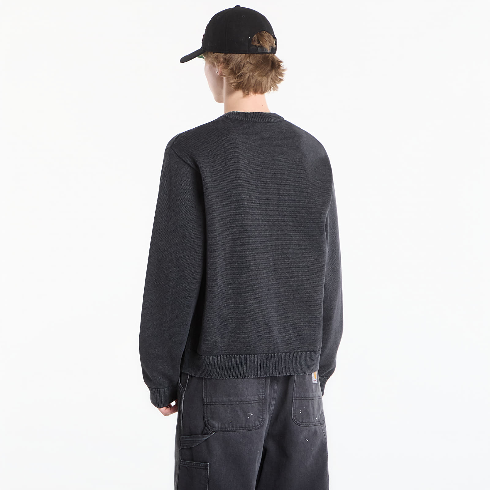 Sweaters Carhartt WIP Kori Sweater UNISEX Black Garment Dyed