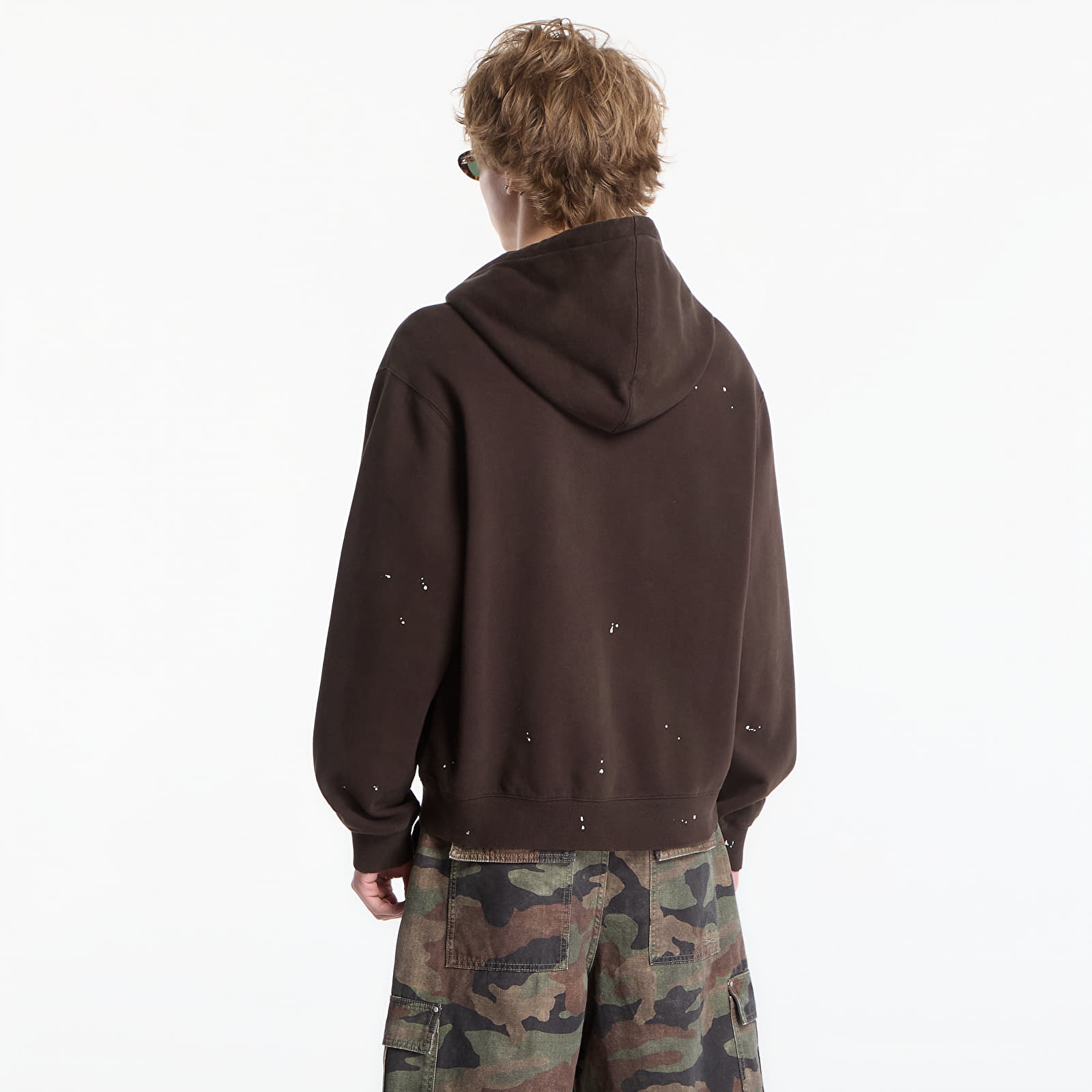 Hettegensere og sweatshirts Carhartt WIP Hooded Painter Jacket UNISEX Tobacco Destroy Wash, Splatter