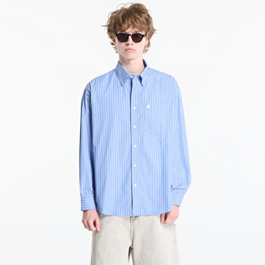 Πουκάμισο Carhartt WIP L/S Keene Shirt UNISEX Keene Stripe, Curacao
