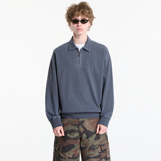 Carhartt WIP Harper Polo UNISEX Carbon Garment Dyed