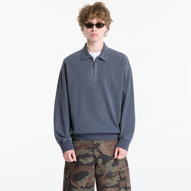 Carhartt WIP Harper Polo UNISEX Carbon Garment Dyed