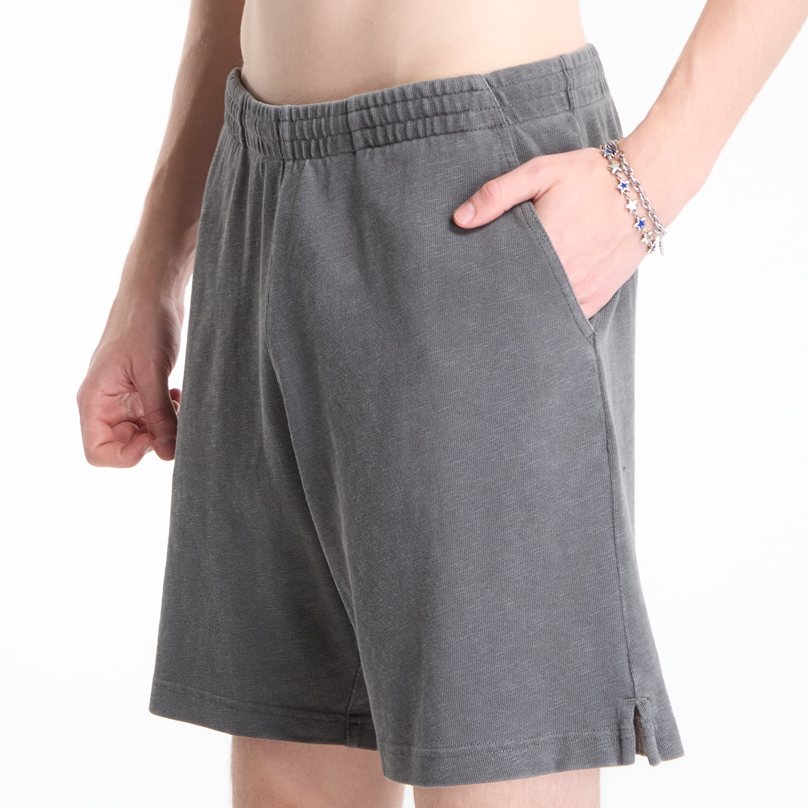 Shorts Carhartt WIP Harper Sweat Short Black Garment Dyed
