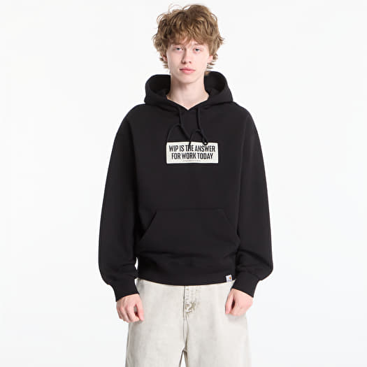 Суитшърт Carhartt WIP Hooded Bumper Sticker Sweat UNISEX Black