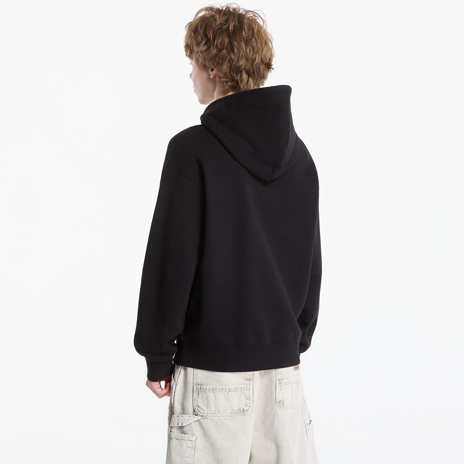 Sweatjacken und Sweatshirts Carhartt WIP Hooded Bumper Sticker Sweat UNISEX Black