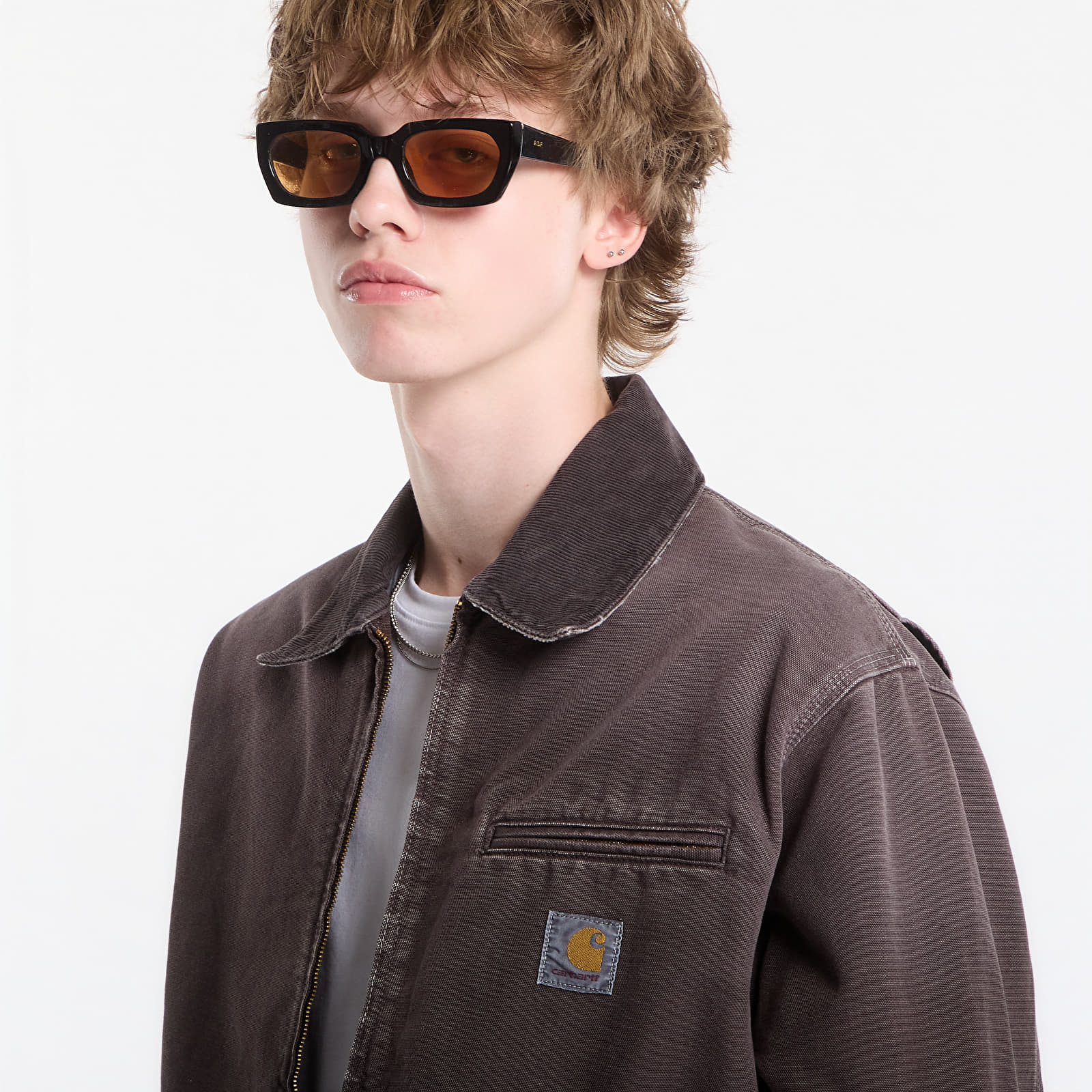 Jackets Carhartt WIP OG Detroit Jacket UNISEX Tobacco/ Tobacco Destroy Wash