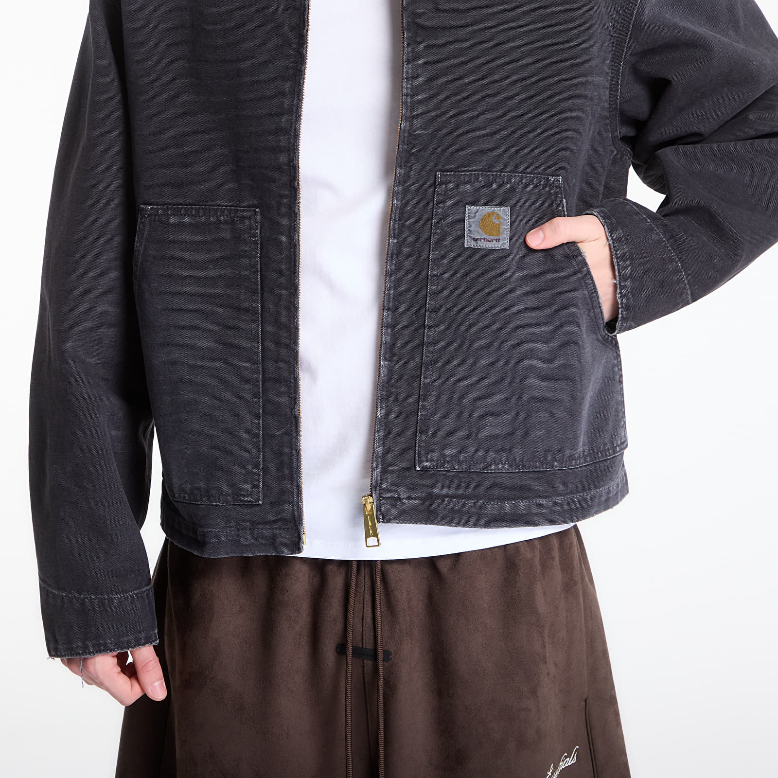 Jackets Carhartt WIP OG Arcan Jacket UNISEX Black/ Black Destroy Wash