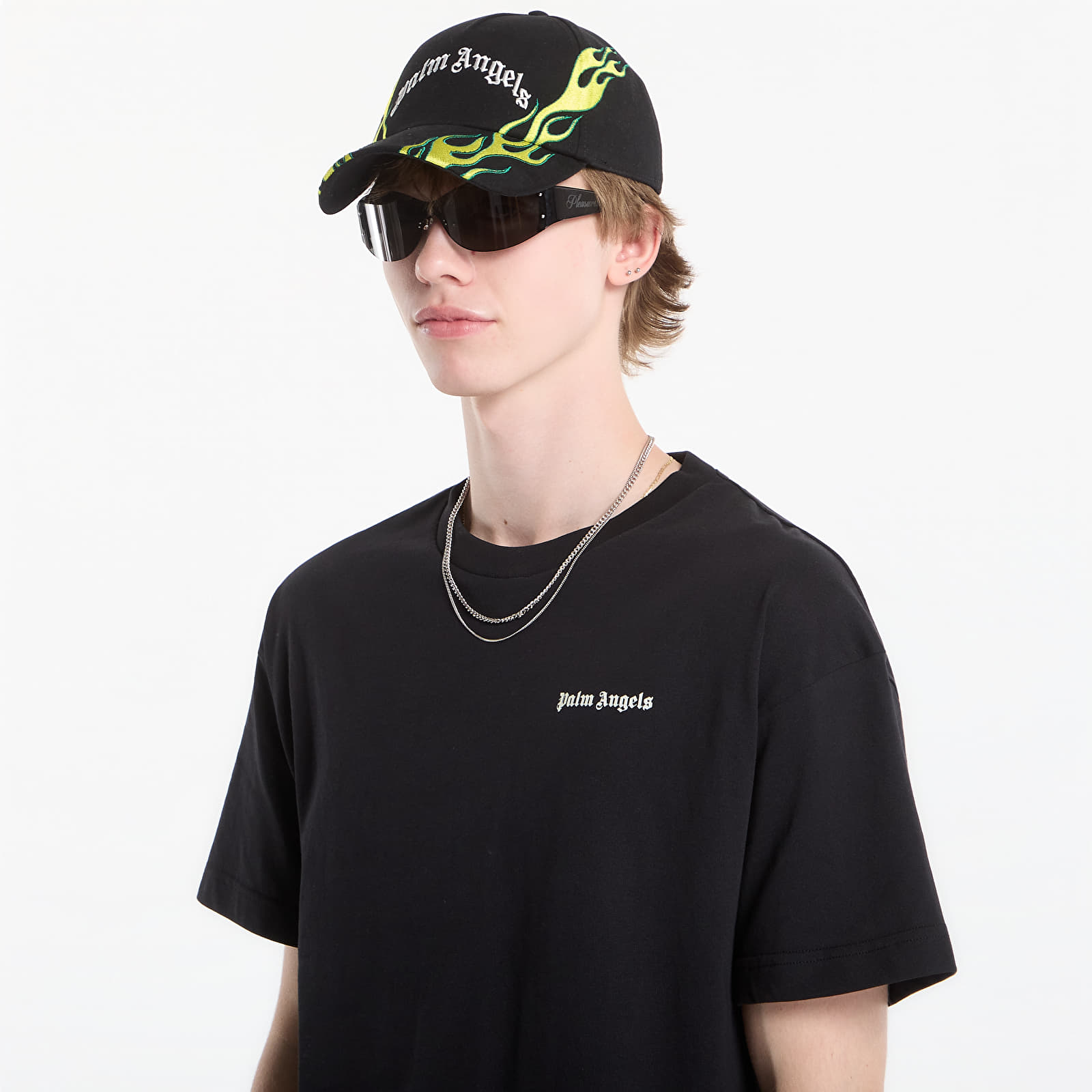   Μπλούζες Palm Angels Classic Logo 3-pack Tee Black/ Off White