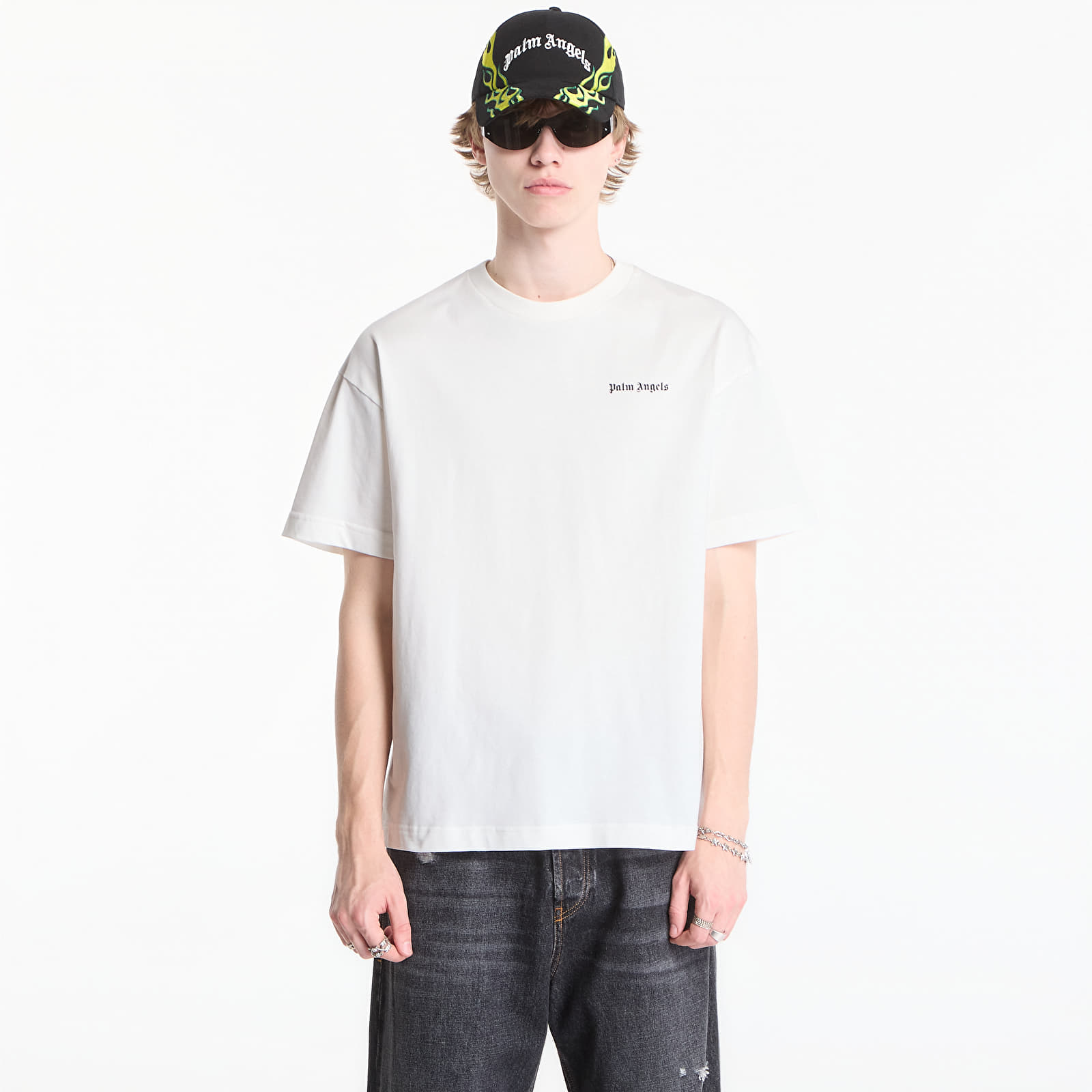 T-shirts  Palm Angels Classic Logo 3-pack Tee Off White/ Black