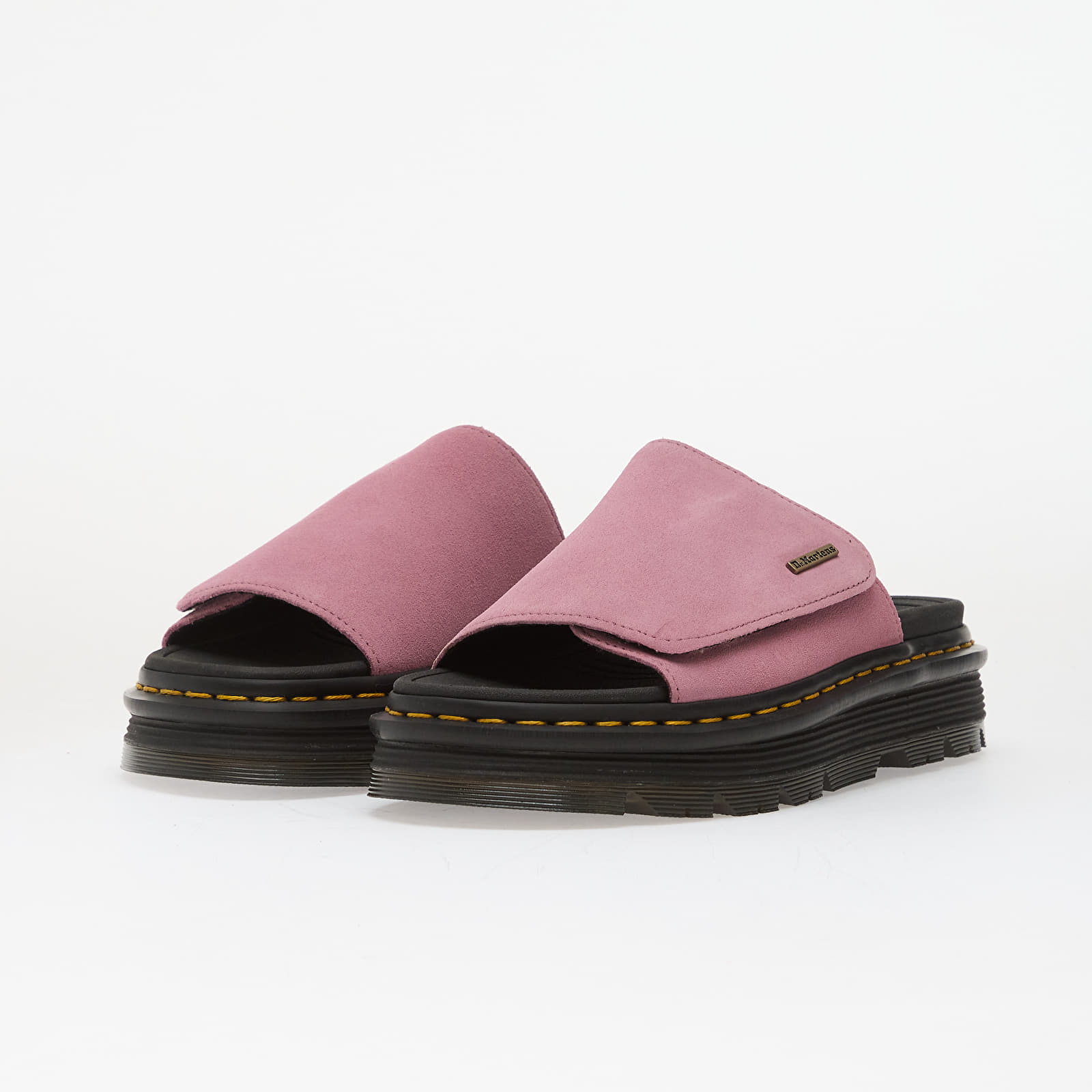 Dr.Martin pink モカシンシューズ Dr. Martens ZebZag Slide Dusty Rose | Footshop