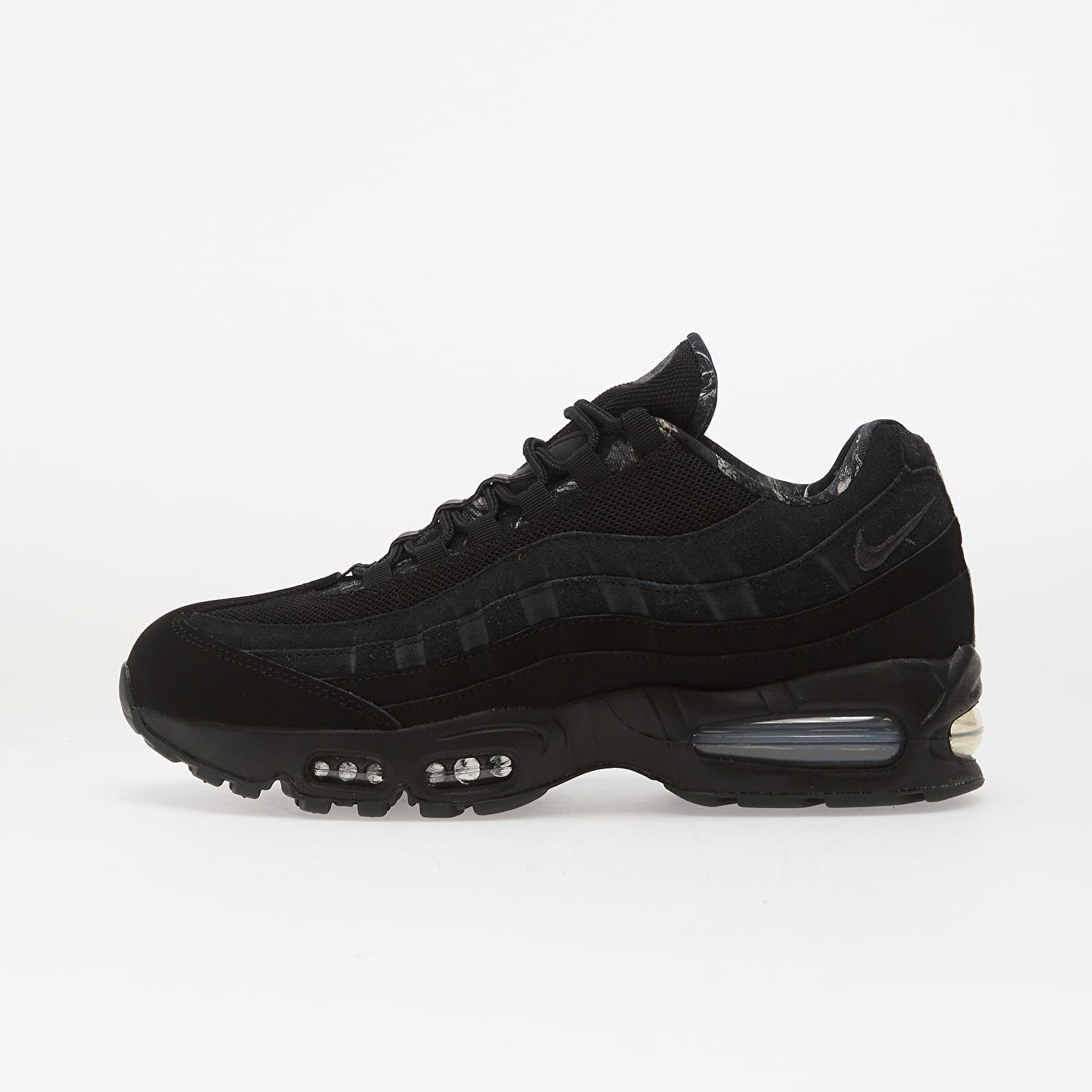 Herren Sneaker und Schuhe Nike Air Max 95 Big Bubble Black/ Black-Dk Smoke Grey-Mtlc Cool Grey