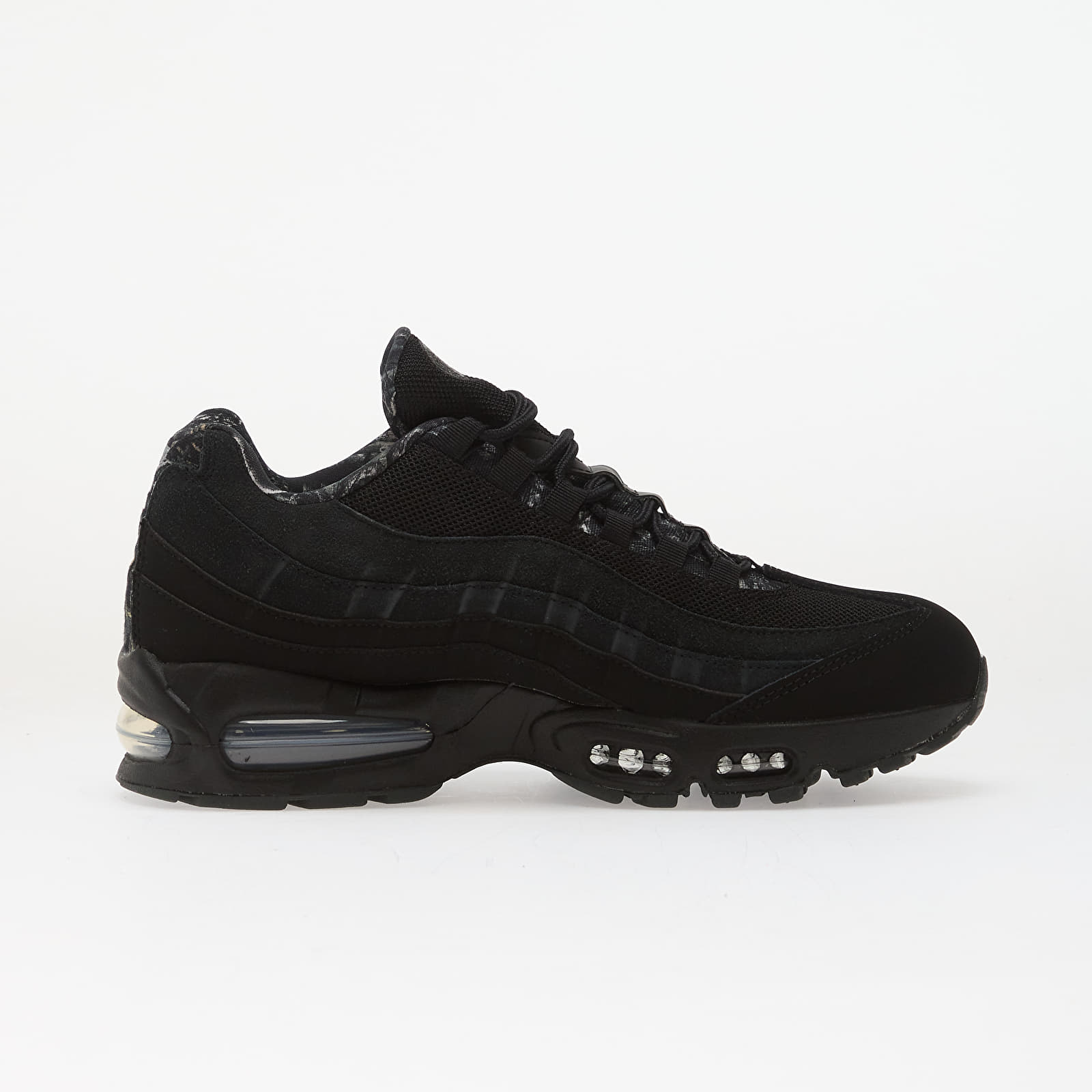 Herren Sneaker und Schuhe Nike Air Max 95 Big Bubble Black/ Black-Dk Smoke Grey-Mtlc Cool Grey