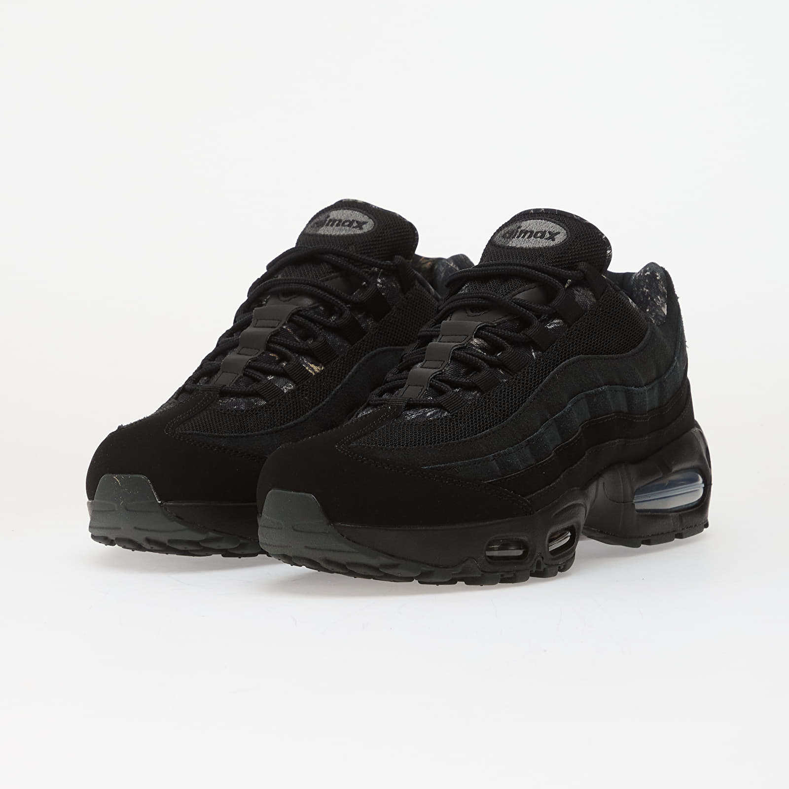Herren Sneaker und Schuhe Nike Air Max 95 Big Bubble Black/ Black-Dk Smoke Grey-Mtlc Cool Grey