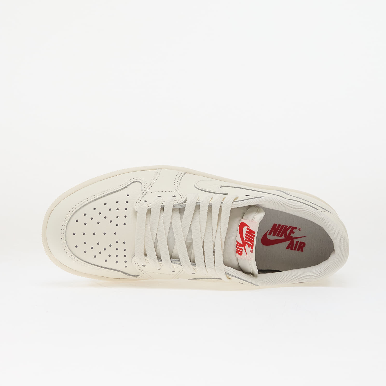 Herenschoenen Air Jordan 1 Retro Low Sail/ Sail-University Red