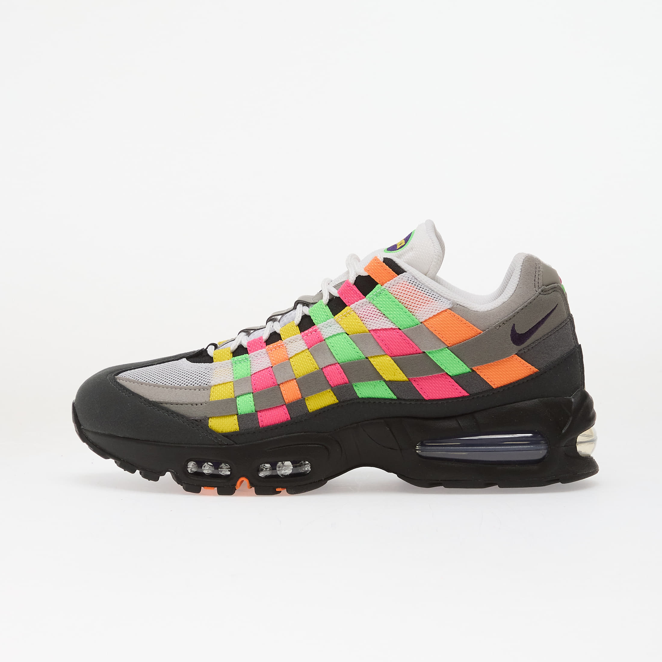 Sneakers Nike Air Max 95 Big Bubble Woven White/ Purple Dynasty-Pearl Grey UK 9.5