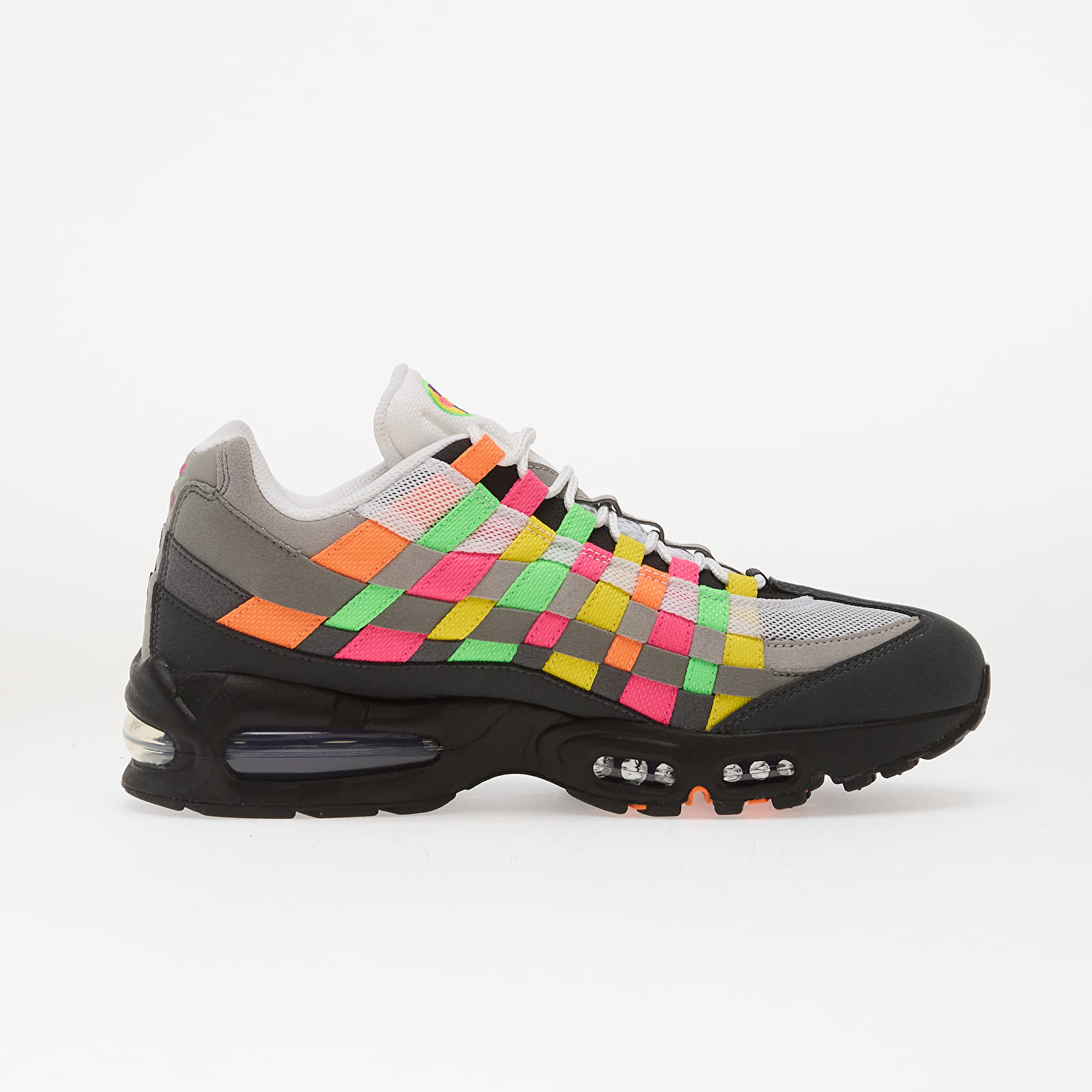 Miesten kengät Nike Air Max 95 Big Bubble Woven White/ Purple Dynasty-Pearl Grey