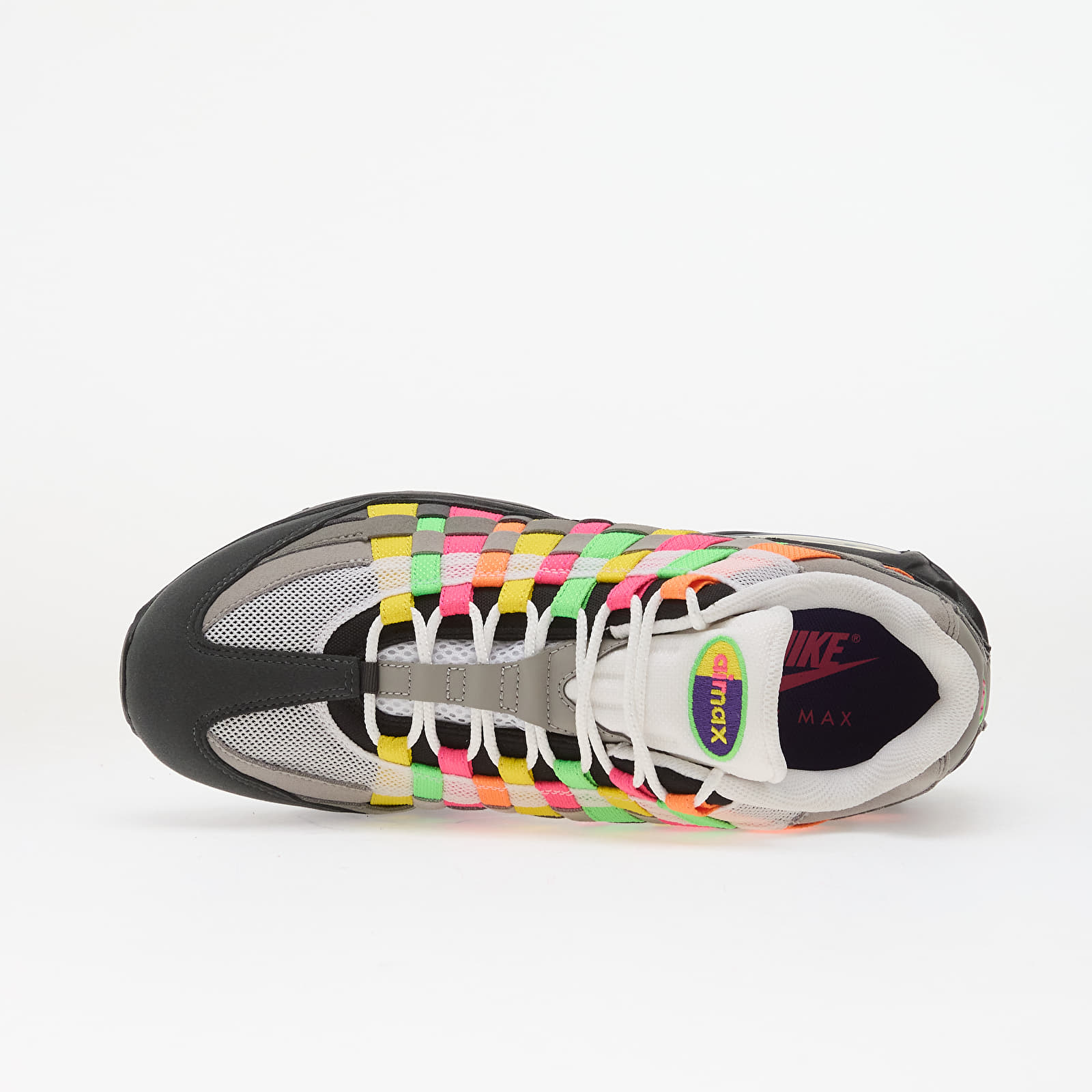 Miesten kengät Nike Air Max 95 Big Bubble Woven White/ Purple Dynasty-Pearl Grey