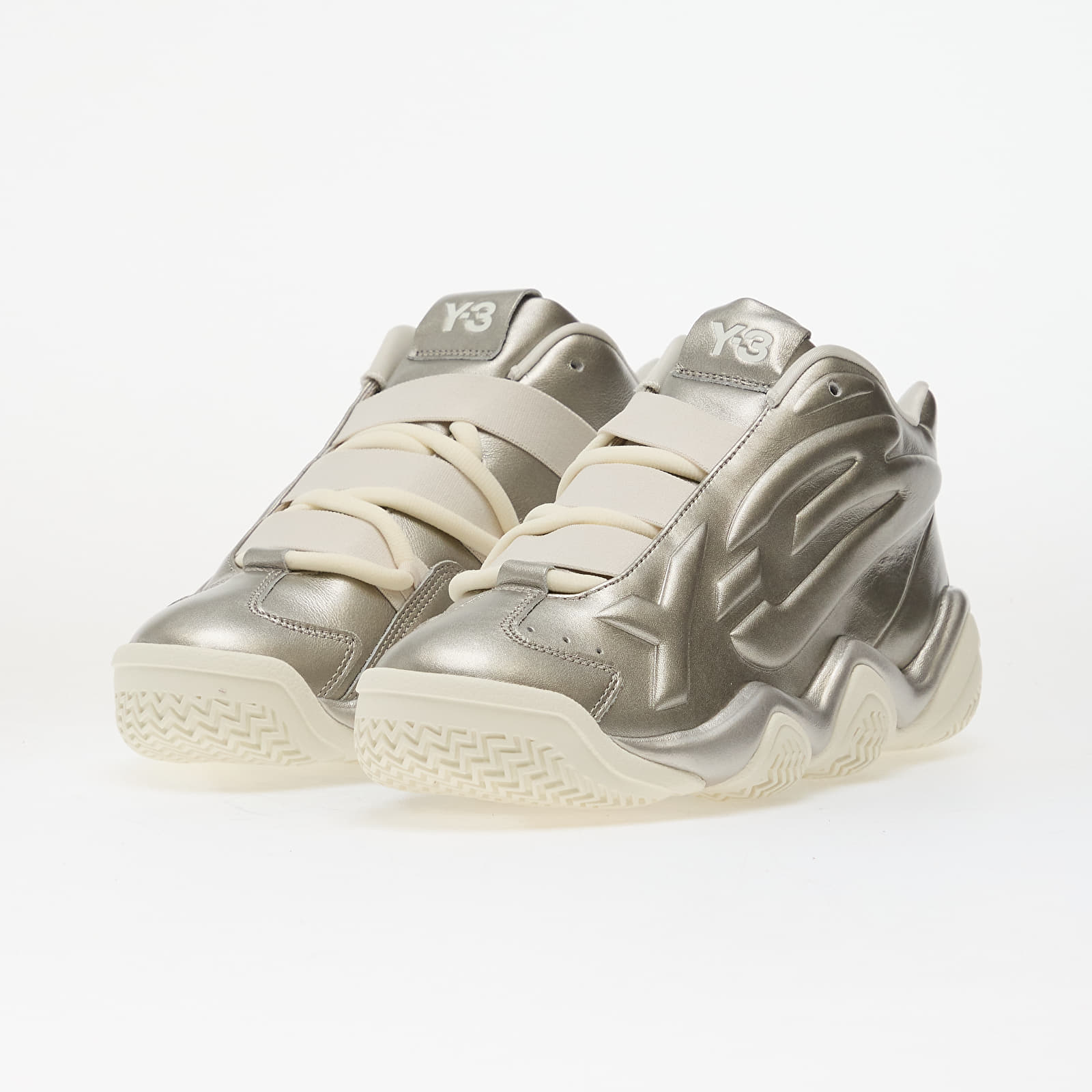 Herenschoenen Y-3 Megaball Silver Met./ Silver Met./ Off White