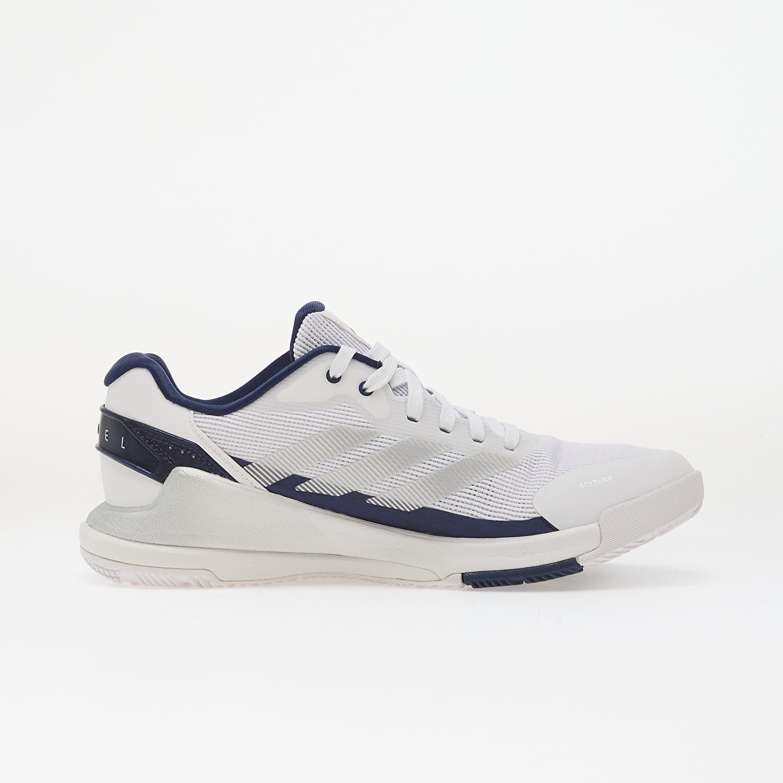 Herenschoenen adidas Crazyquick Padel Ftwr White/ Silver Met./ Dark Blue