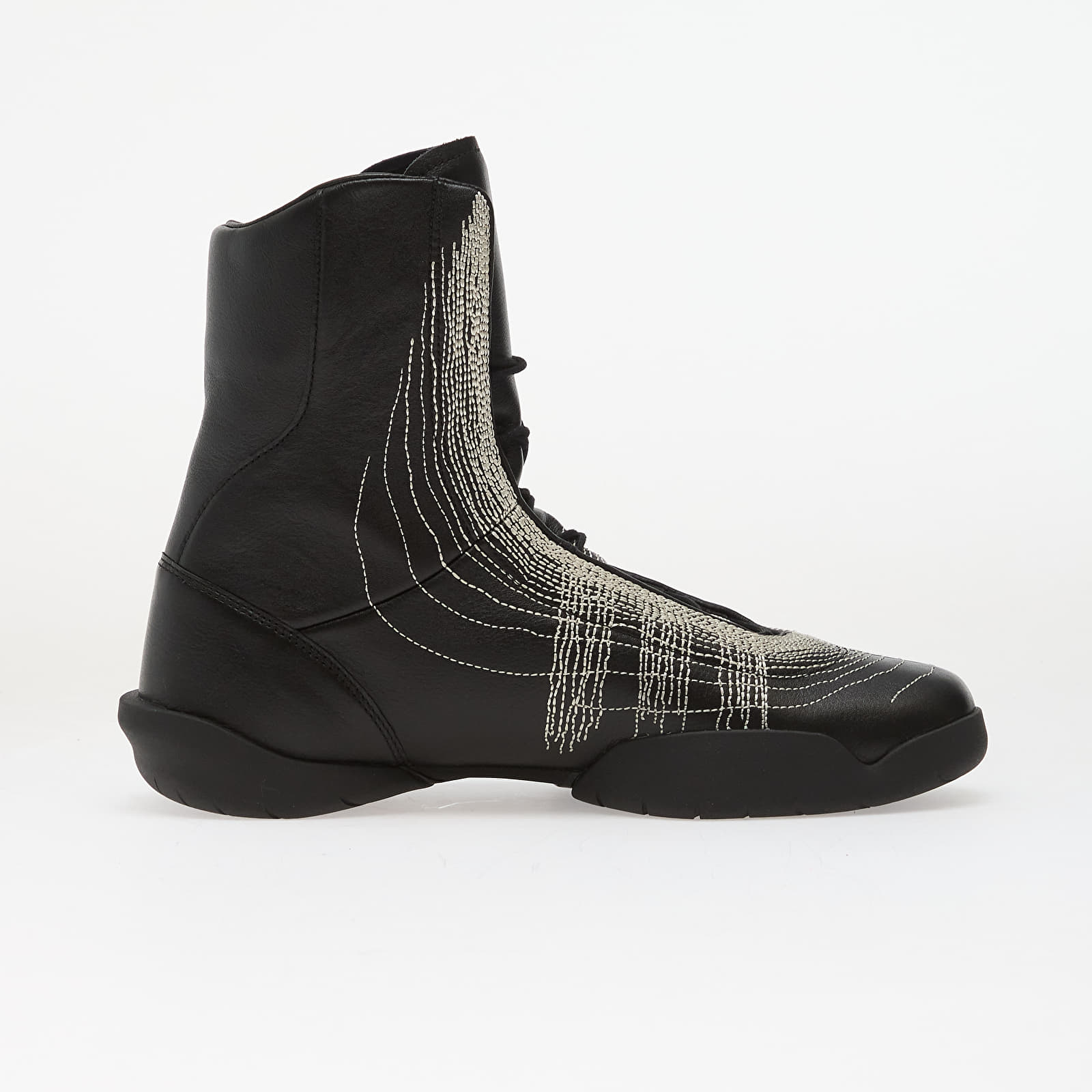 Zapatillas Hombre Y-3 Regu Embroidery Black/ Black/ Aluminum