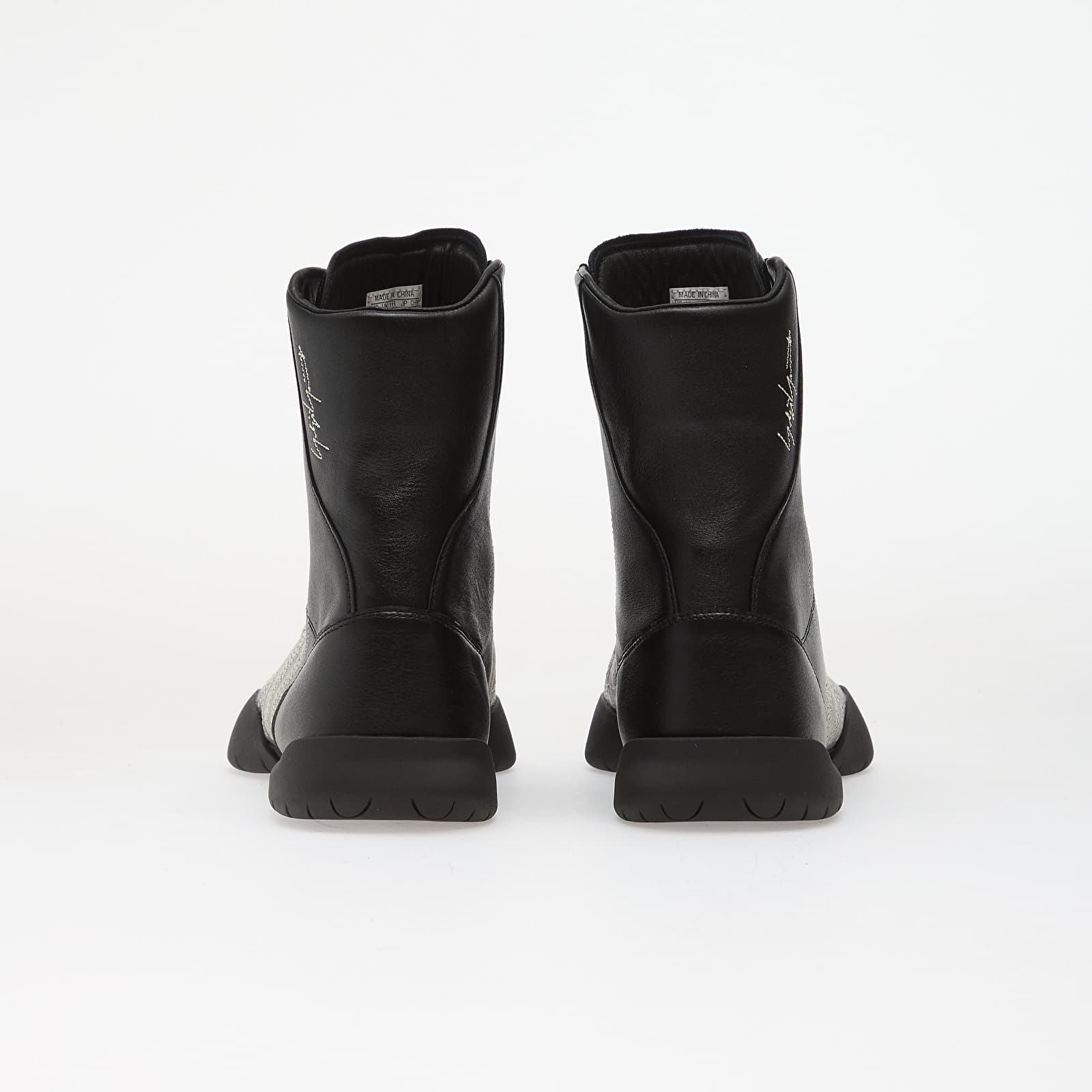 Zapatillas Hombre Y-3 Regu Embroidery Black/ Black/ Aluminum