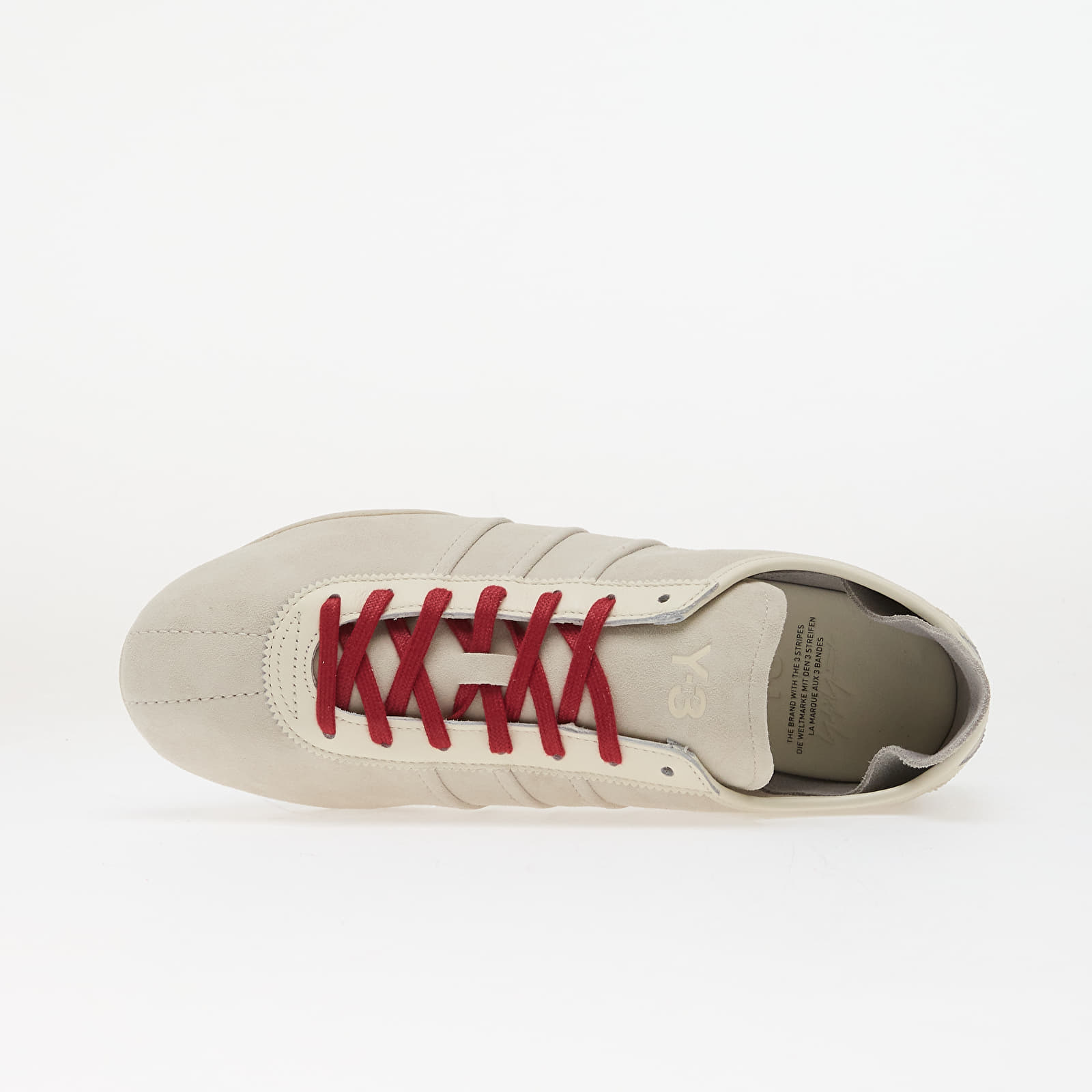 Men's shoes Y-3 Tokyo Aluminum/ Off White/ Active Maroon