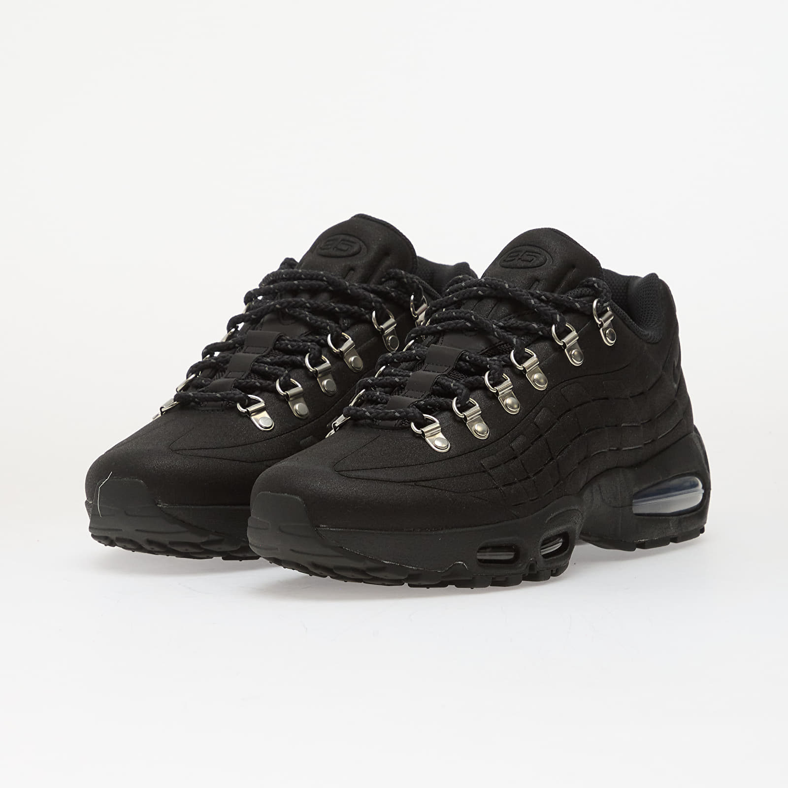 Мужская обувь Nike Air Max 95 Big Bubble "I-95" Black/ Black-Off Noir-Metallic Silver