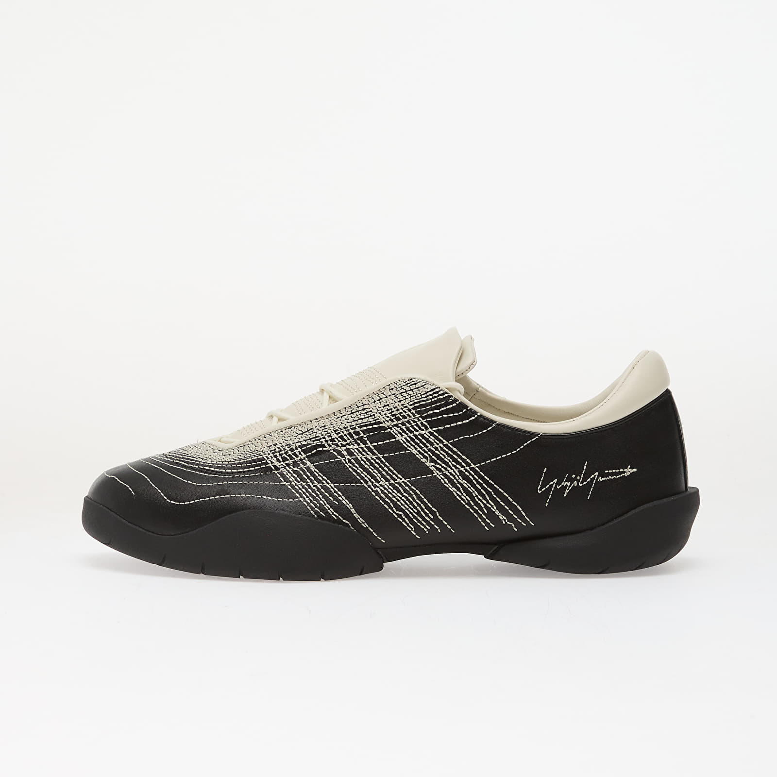 Men's shoes Y-3 Regu Embroidery Black/ Aluminum/ Off White